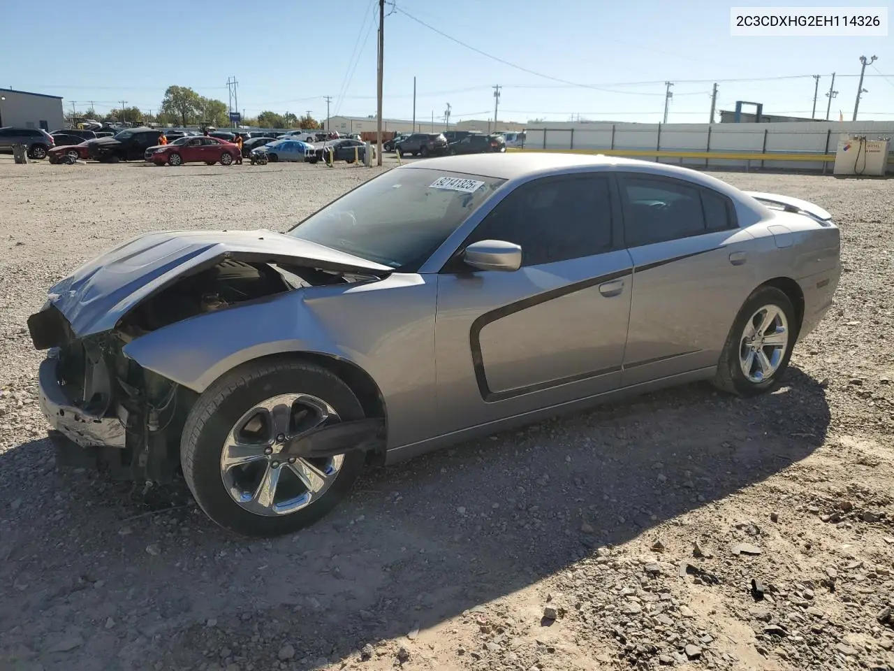 2C3CDXHG2EH114326 2014 Dodge Charger Sxt