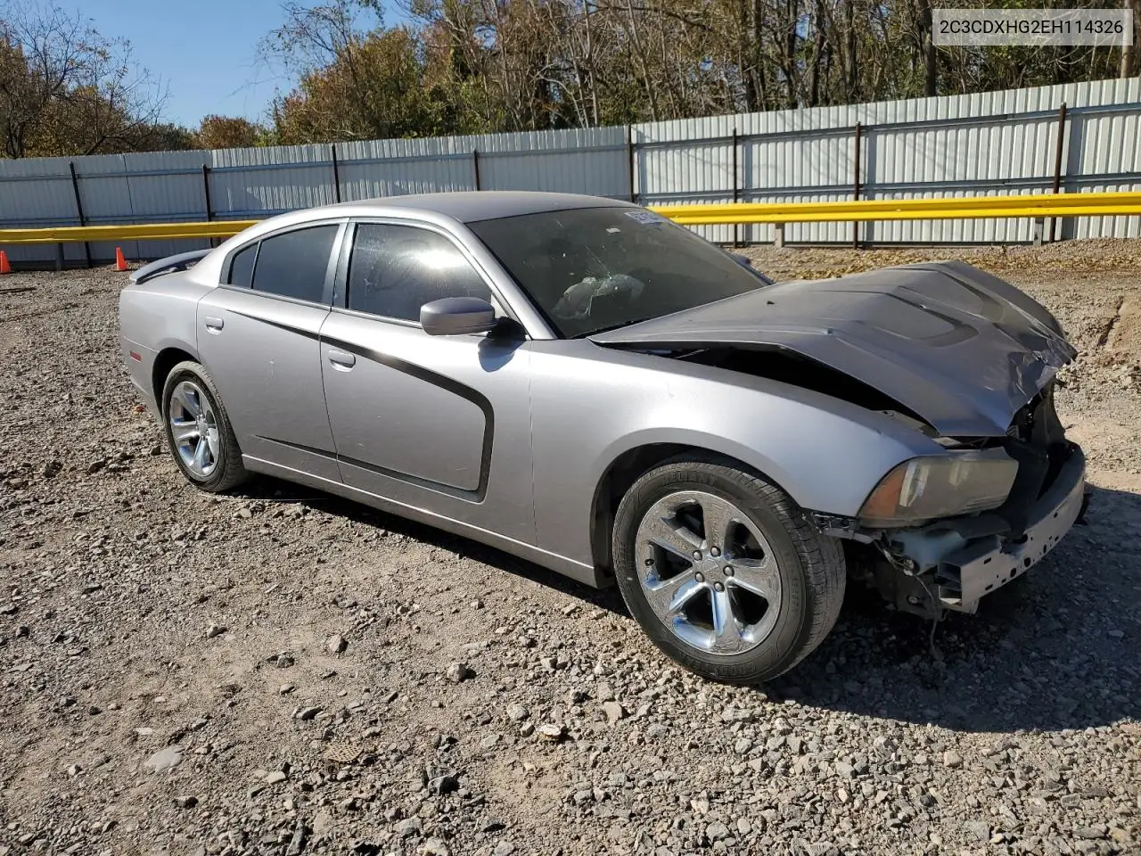 2C3CDXHG2EH114326 2014 Dodge Charger Sxt