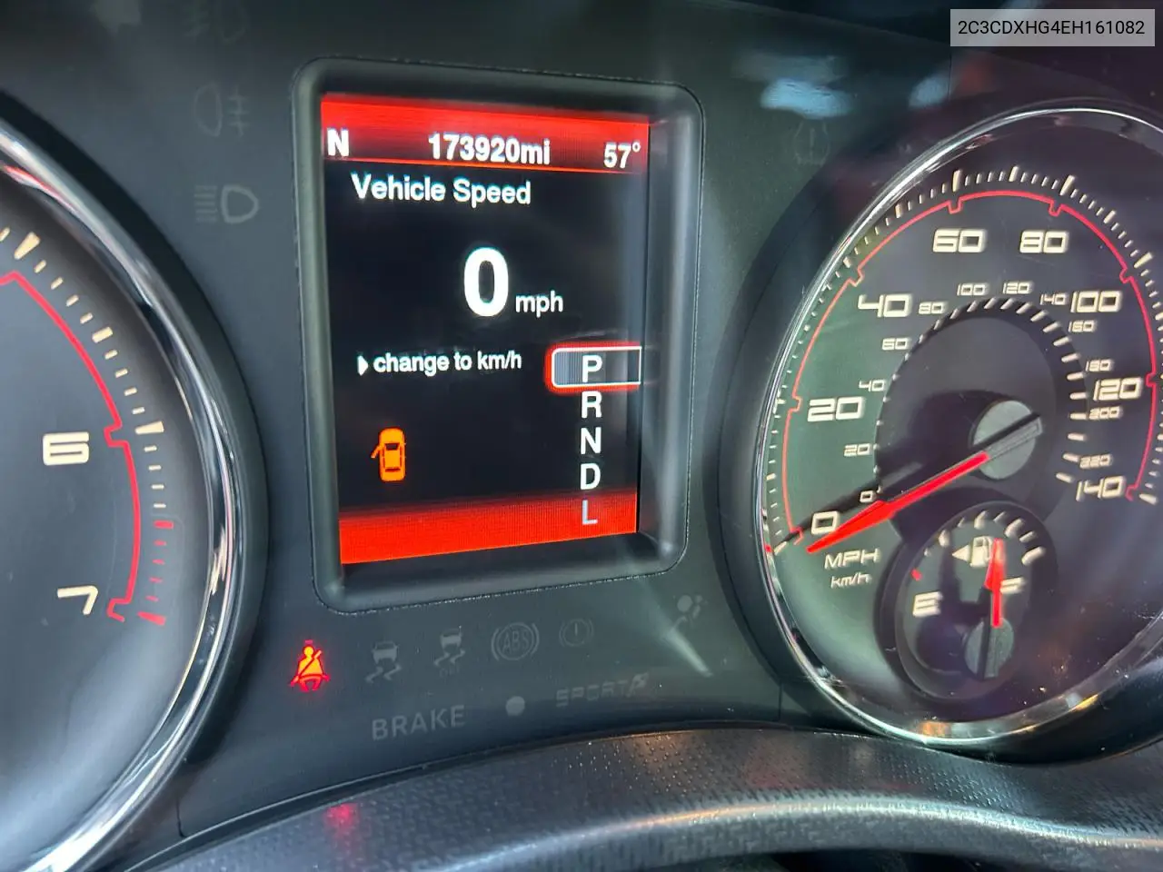 2C3CDXHG4EH161082 2014 Dodge Charger Sxt