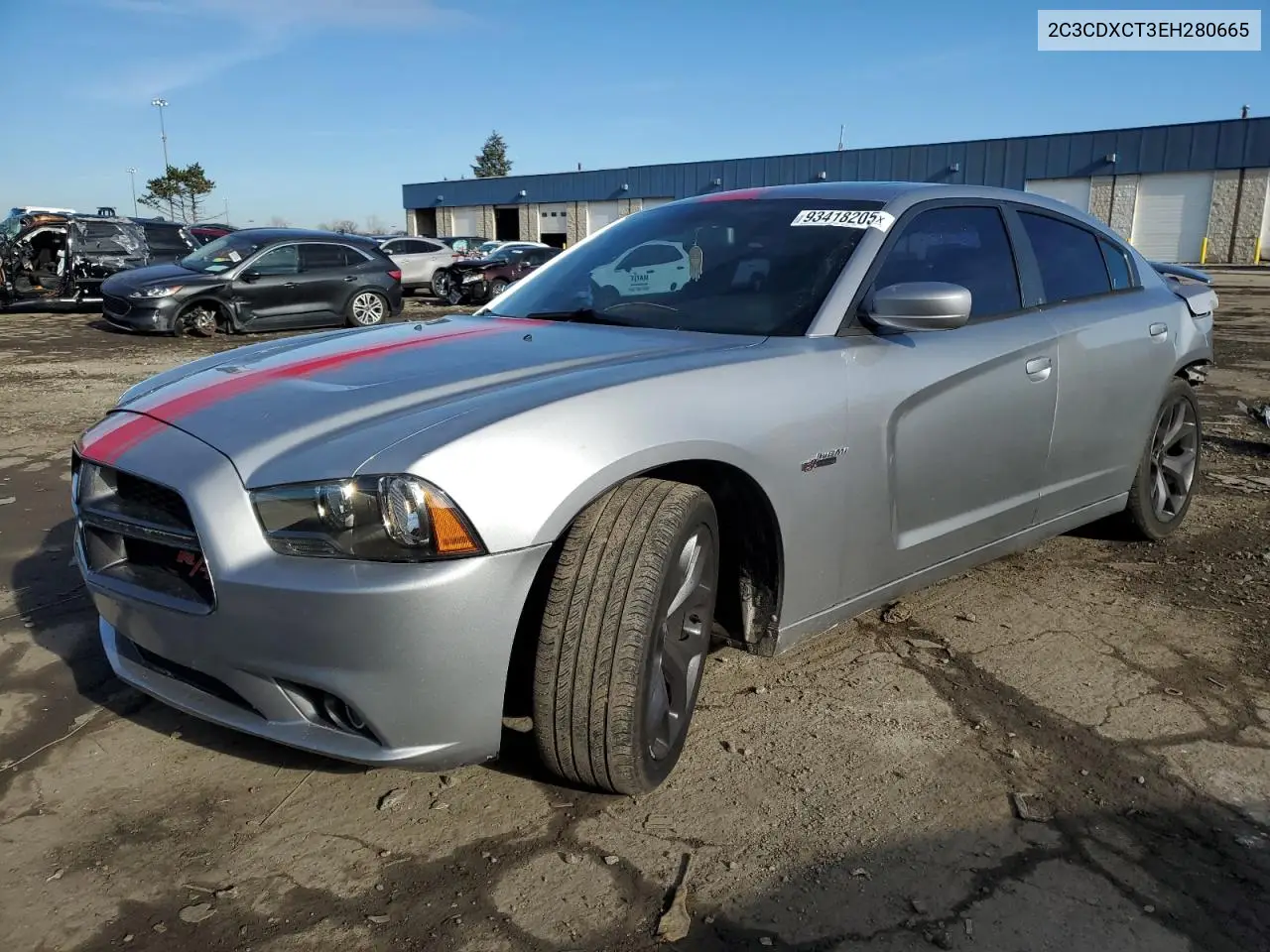 2C3CDXCT3EH280665 2014 Dodge Charger R/T