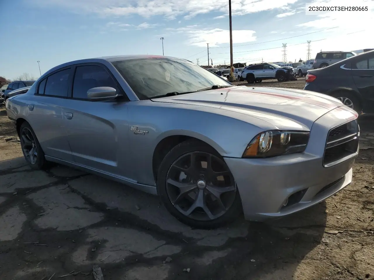 2C3CDXCT3EH280665 2014 Dodge Charger R/T