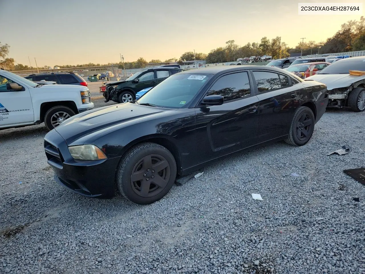 2C3CDXAG4EH287694 2014 Dodge Charger Police