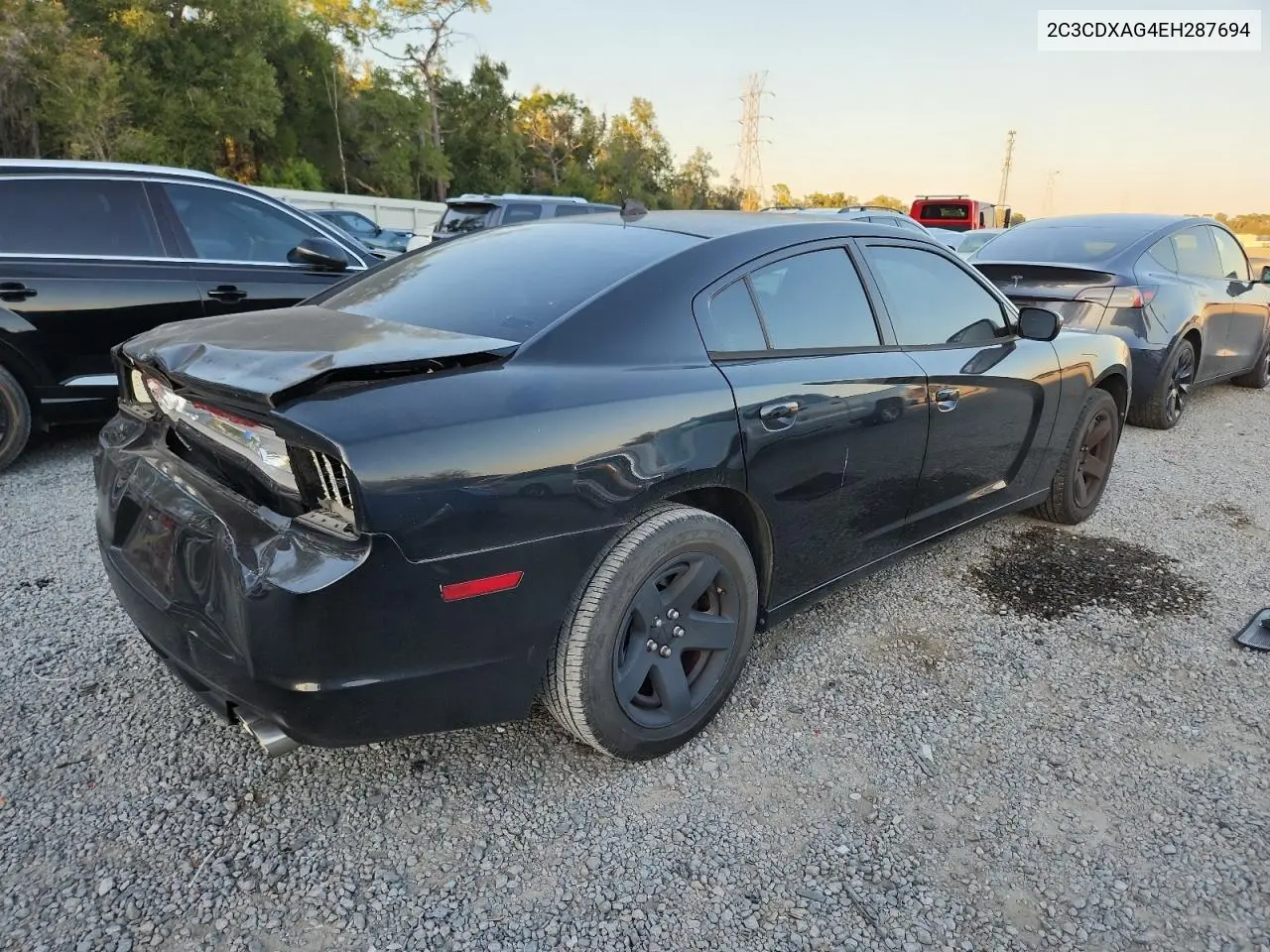 2C3CDXAG4EH287694 2014 Dodge Charger Police