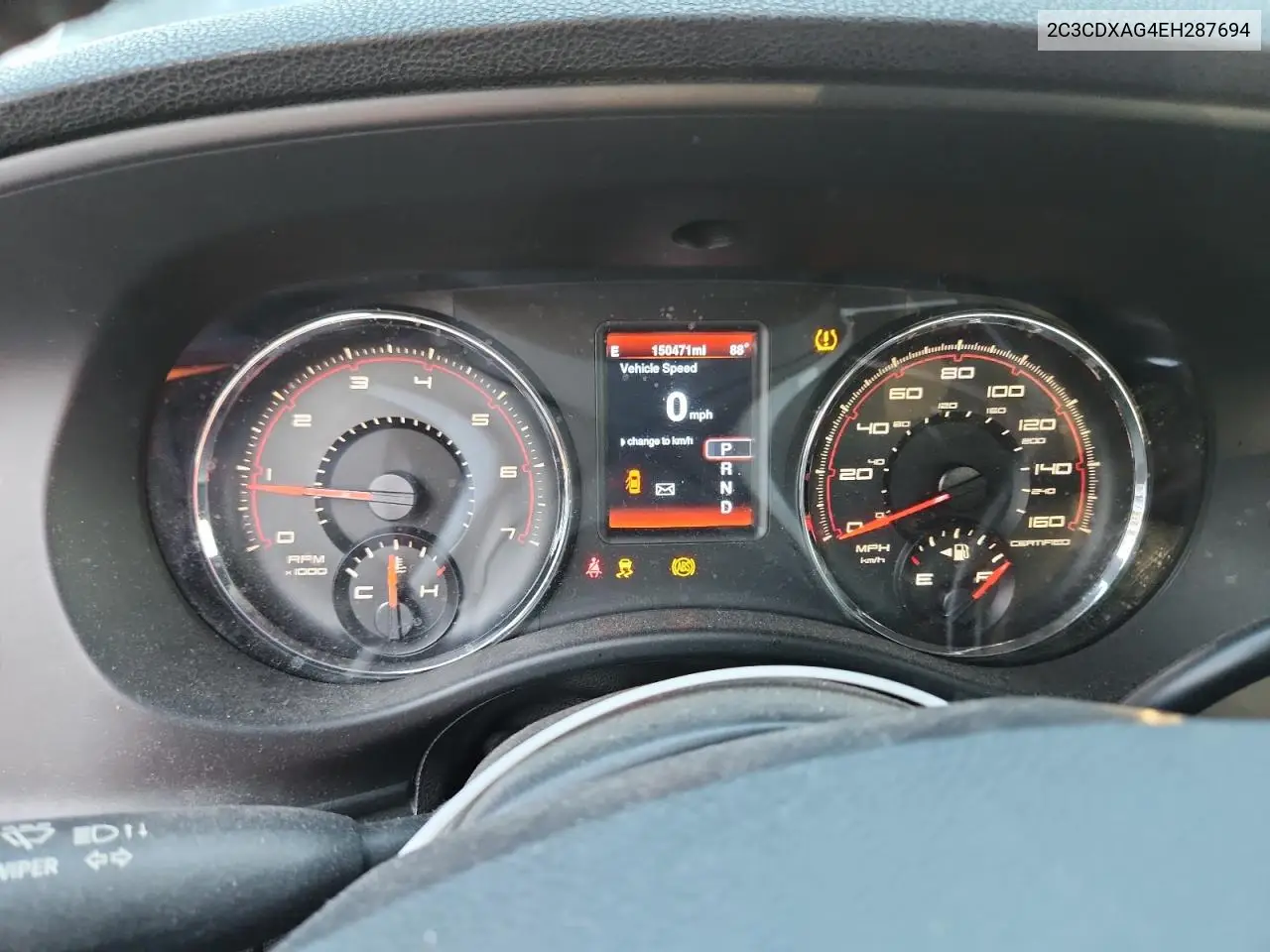2C3CDXAG4EH287694 2014 Dodge Charger Police