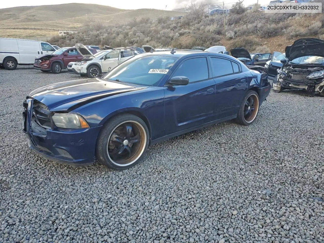 2C3CDXKT4EH332032 2014 Dodge Charger Police