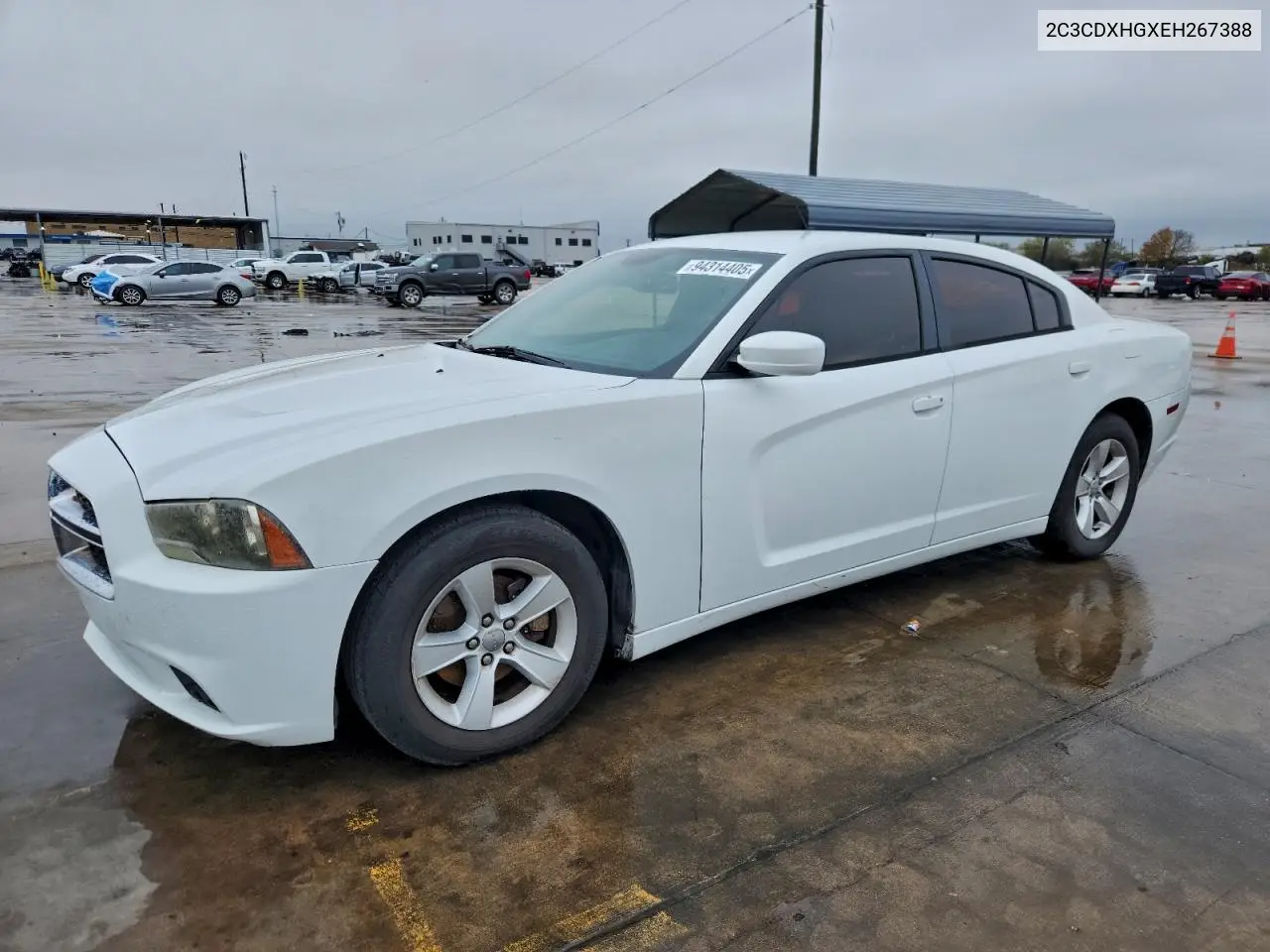 2C3CDXHGXEH267388 2014 Dodge Charger Sxt