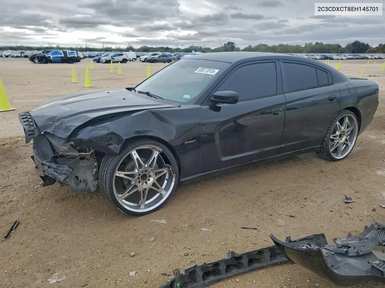 2C3CDXCT8EH145701 2014 Dodge Charger R/T