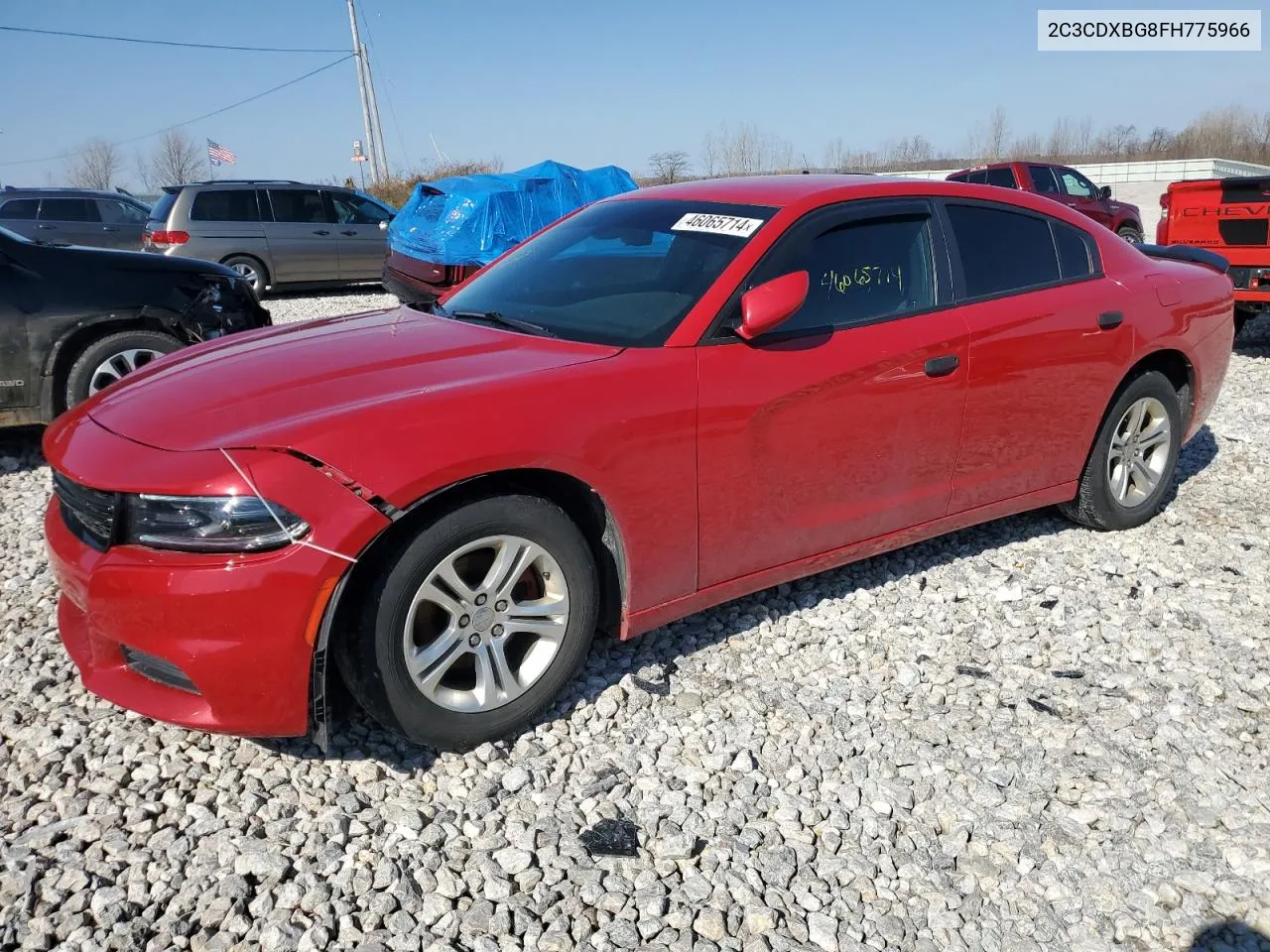 2015 Dodge Charger Se VIN: 2C3CDXBG8FH775966 Lot: 46065714