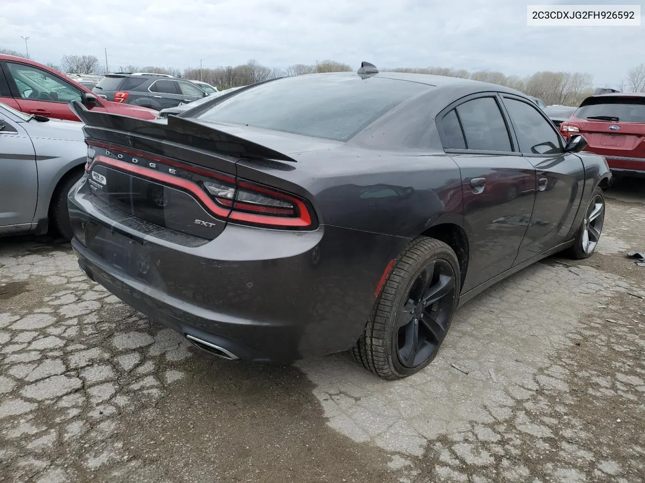 2C3CDXJG2FH926592 2015 Dodge Charger Sxt