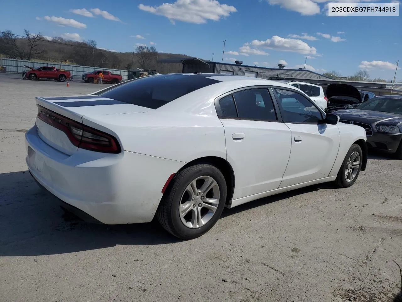 2015 Dodge Charger Se VIN: 2C3CDXBG7FH744918 Lot: 47068714