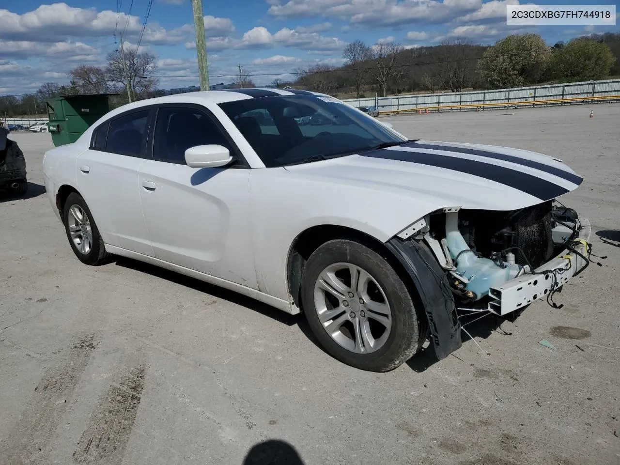 2C3CDXBG7FH744918 2015 Dodge Charger Se