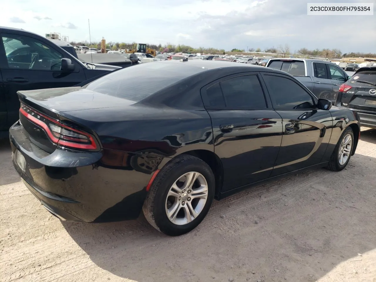 2015 Dodge Charger Se VIN: 2C3CDXBG0FH795354 Lot: 47651094