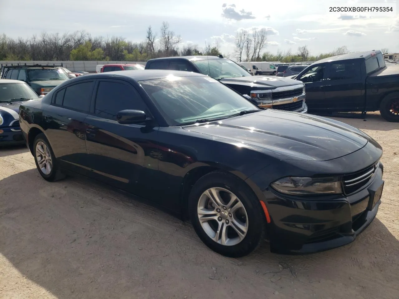 2C3CDXBG0FH795354 2015 Dodge Charger Se