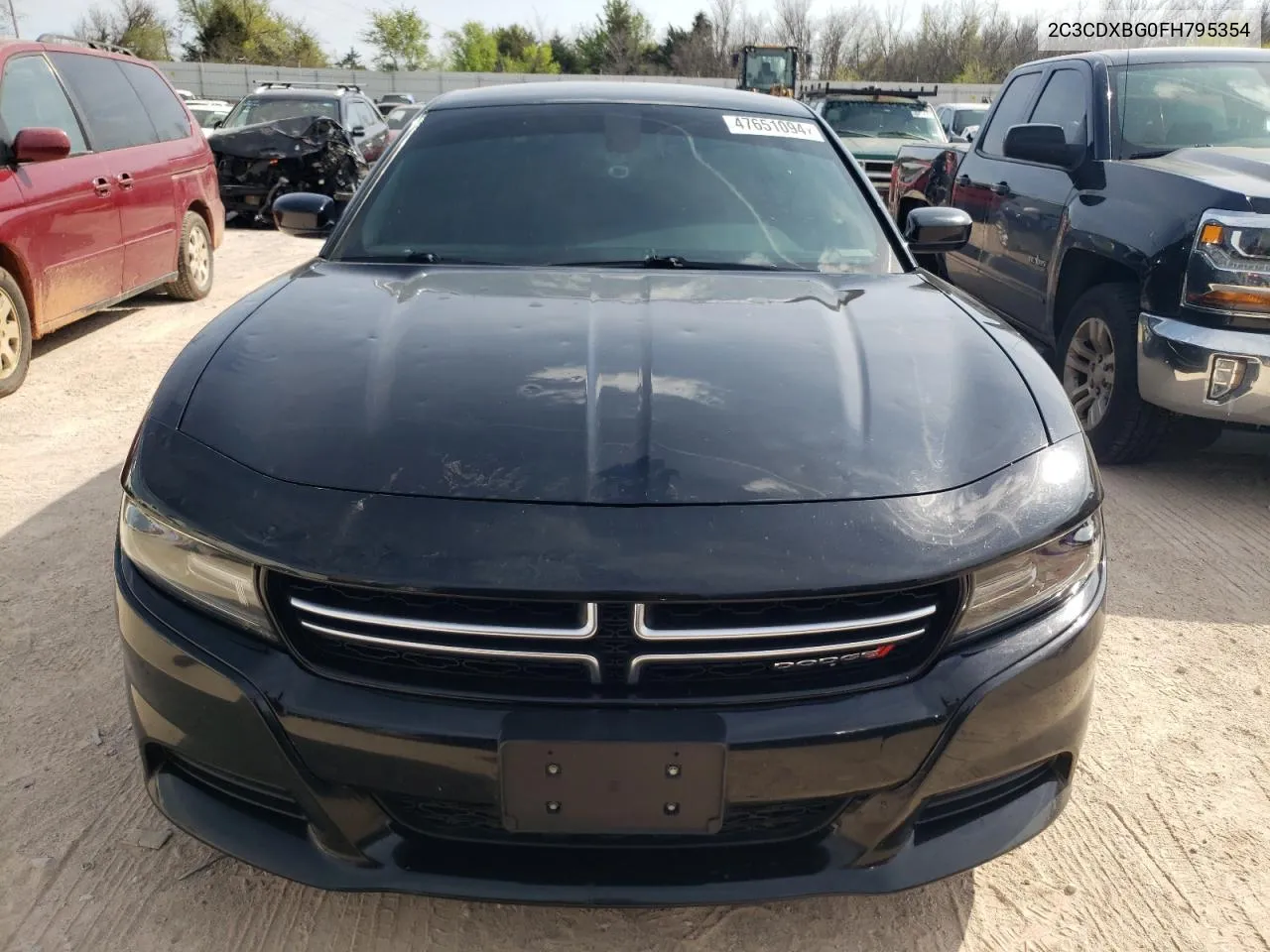 2C3CDXBG0FH795354 2015 Dodge Charger Se