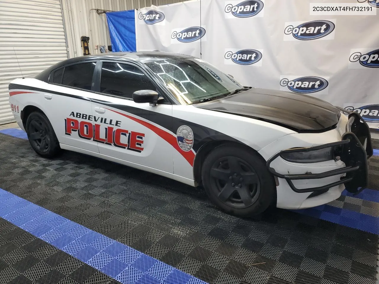 2015 Dodge Charger Police VIN: 2C3CDXAT4FH732191 Lot: 49724144