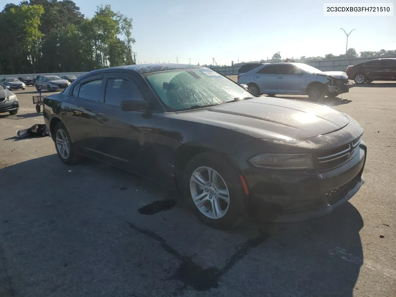 2015 Dodge Charger Se VIN: 2C3CDXBG3FH721510 Lot: 52885324