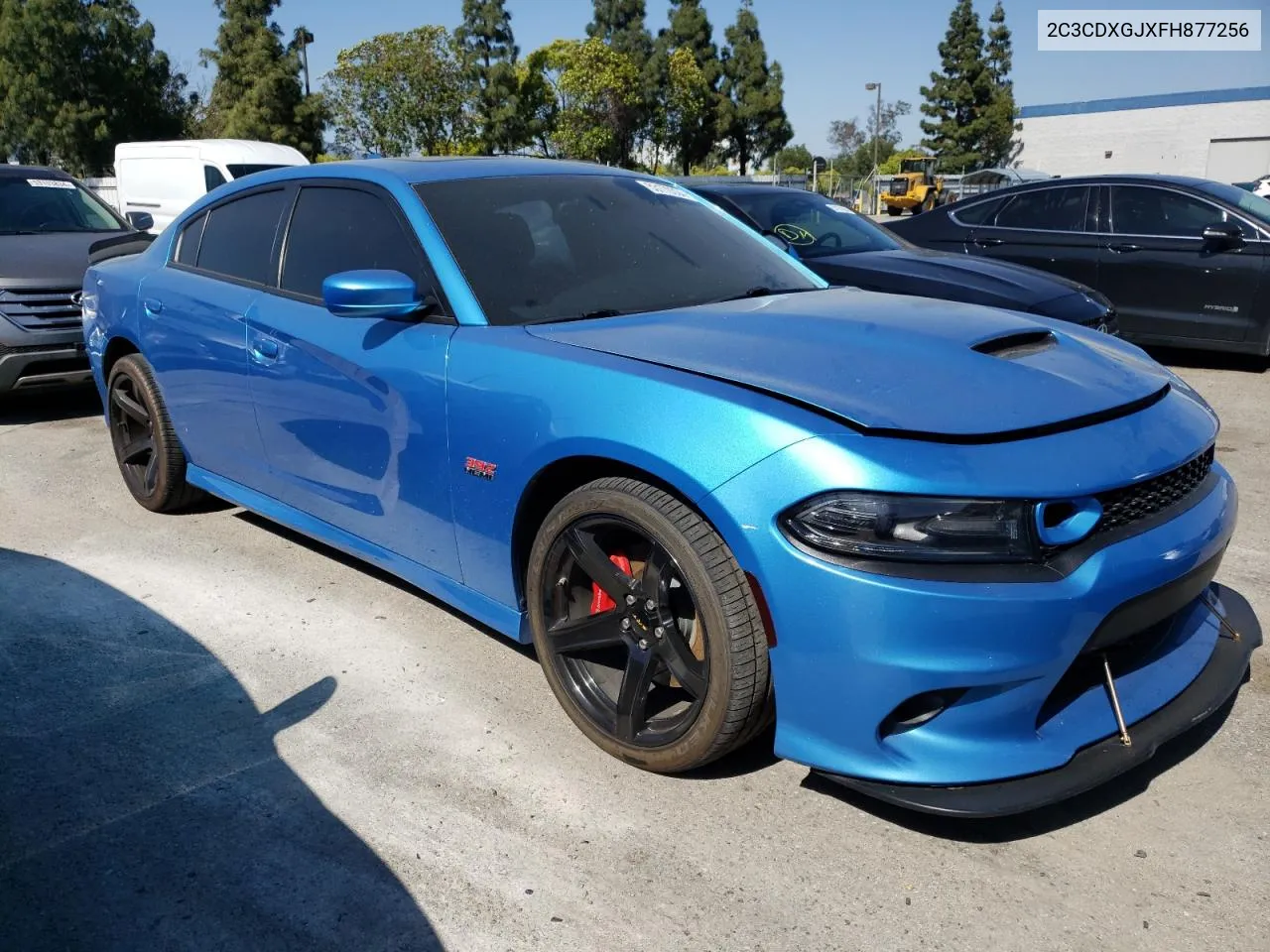 2015 Dodge Charger R/T Scat Pack VIN: 2C3CDXGJXFH877256 Lot: 53170334