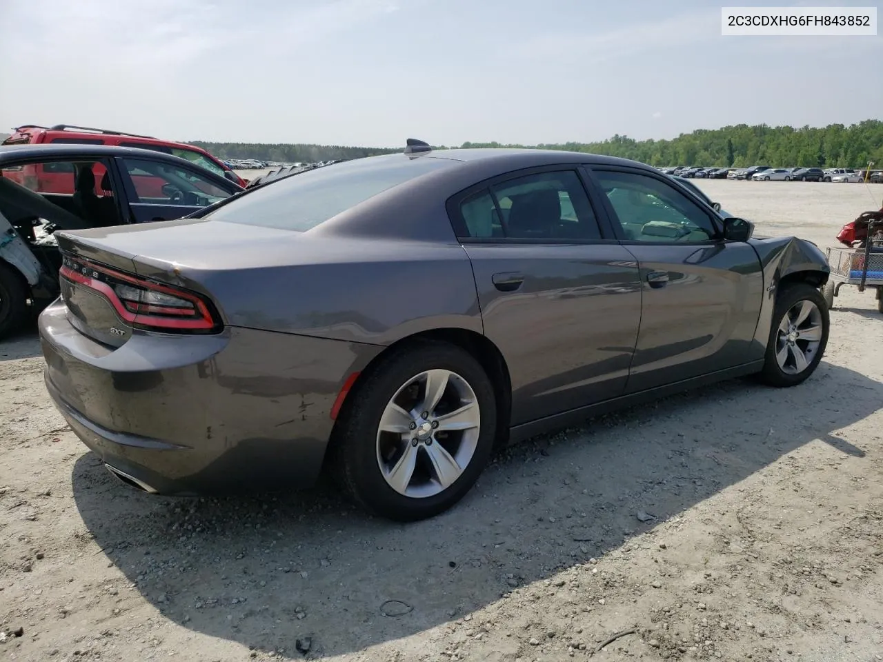 2015 Dodge Charger Sxt VIN: 2C3CDXHG6FH843852 Lot: 53603194