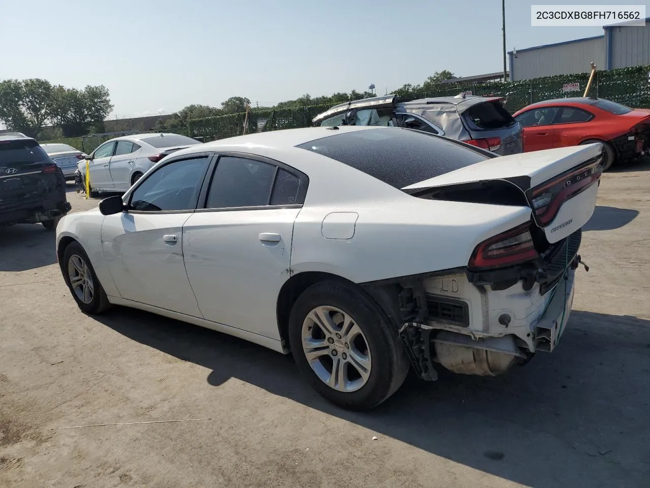 2015 Dodge Charger Se VIN: 2C3CDXBG8FH716562 Lot: 53663194