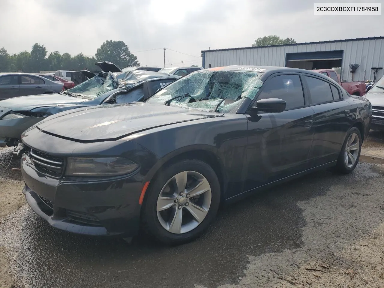 2015 Dodge Charger Se VIN: 2C3CDXBGXFH784958 Lot: 53872574