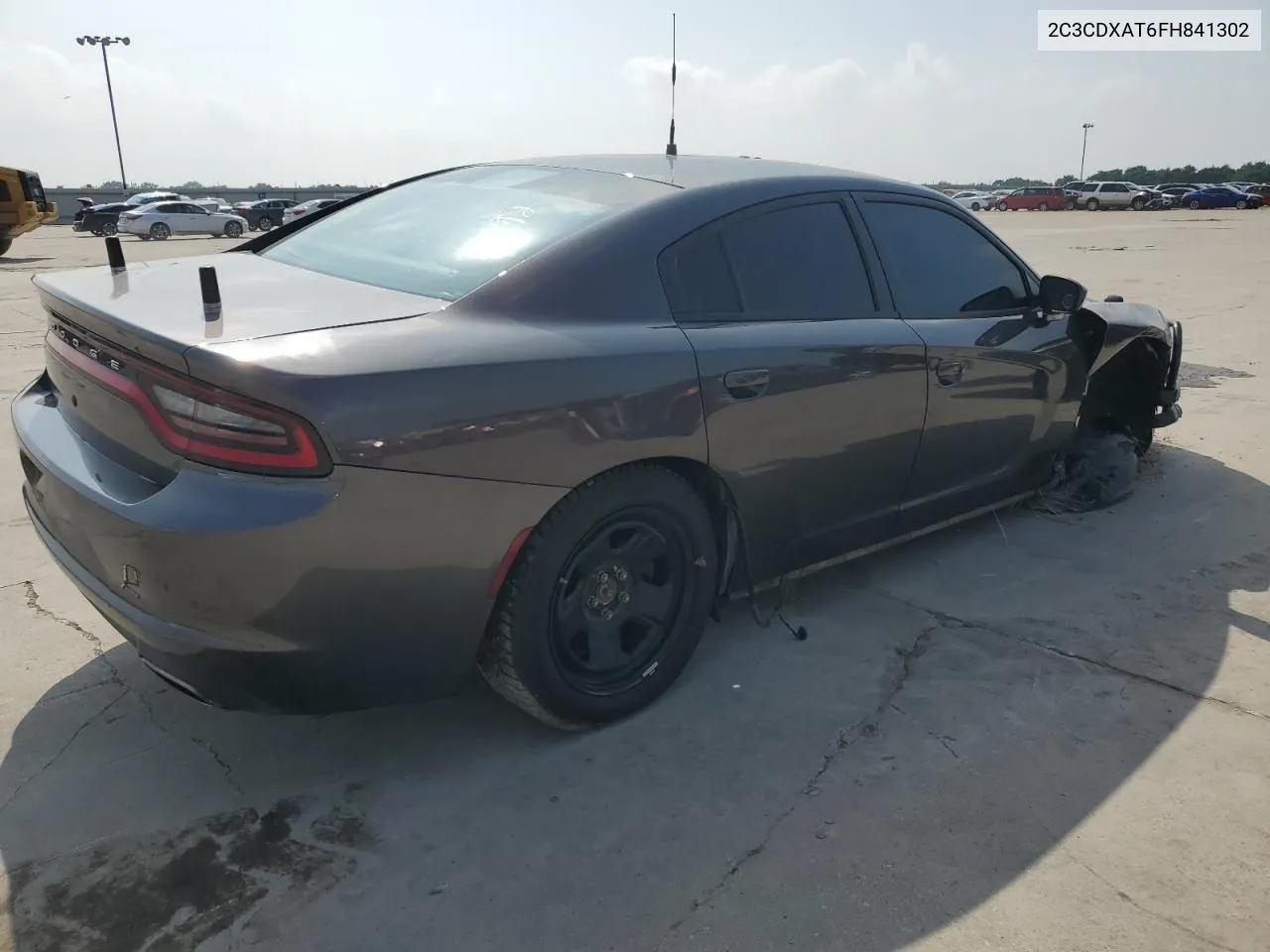 2015 Dodge Charger Police VIN: 2C3CDXAT6FH841302 Lot: 54200614