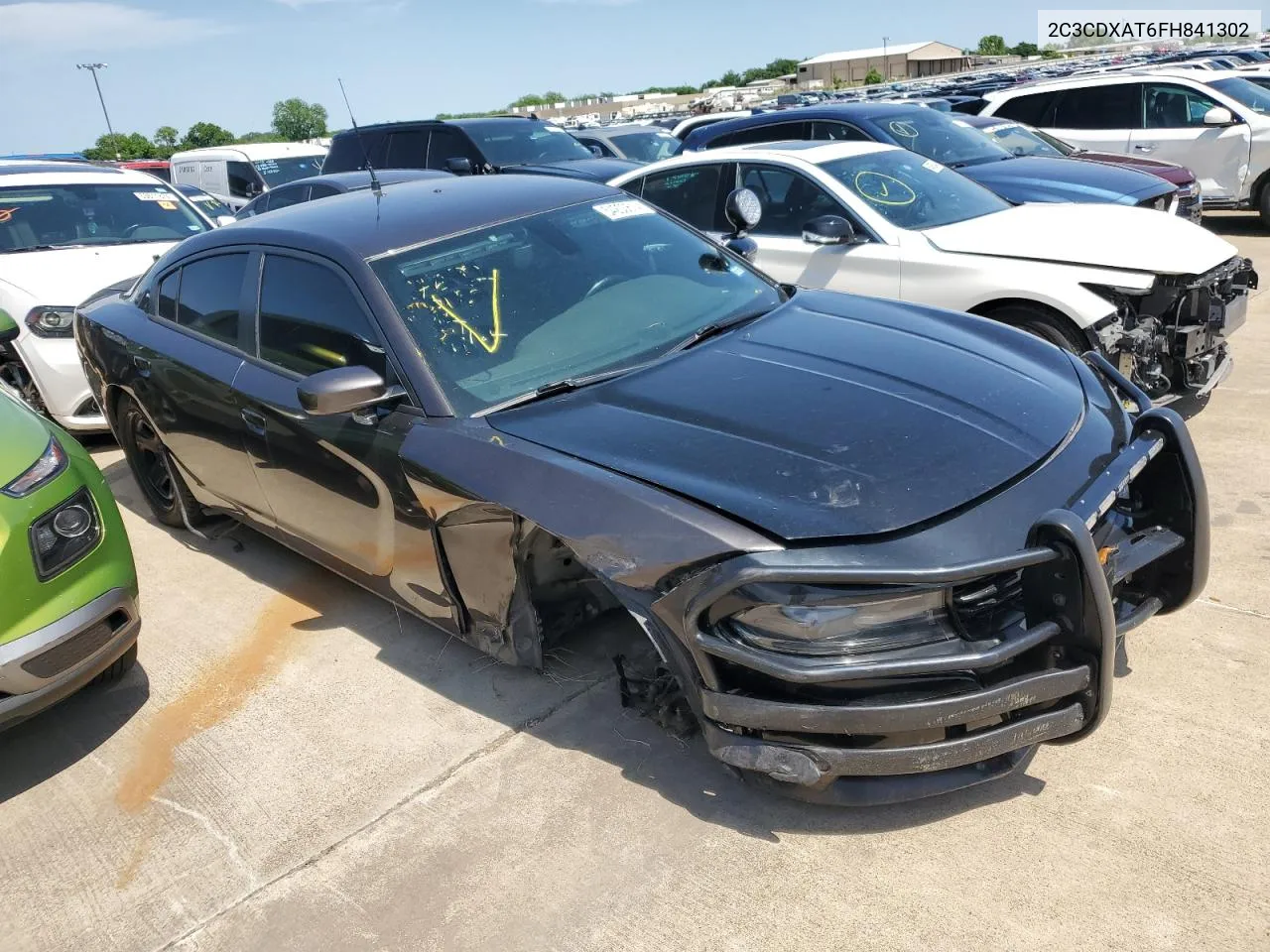 2015 Dodge Charger Police VIN: 2C3CDXAT6FH841302 Lot: 54200614