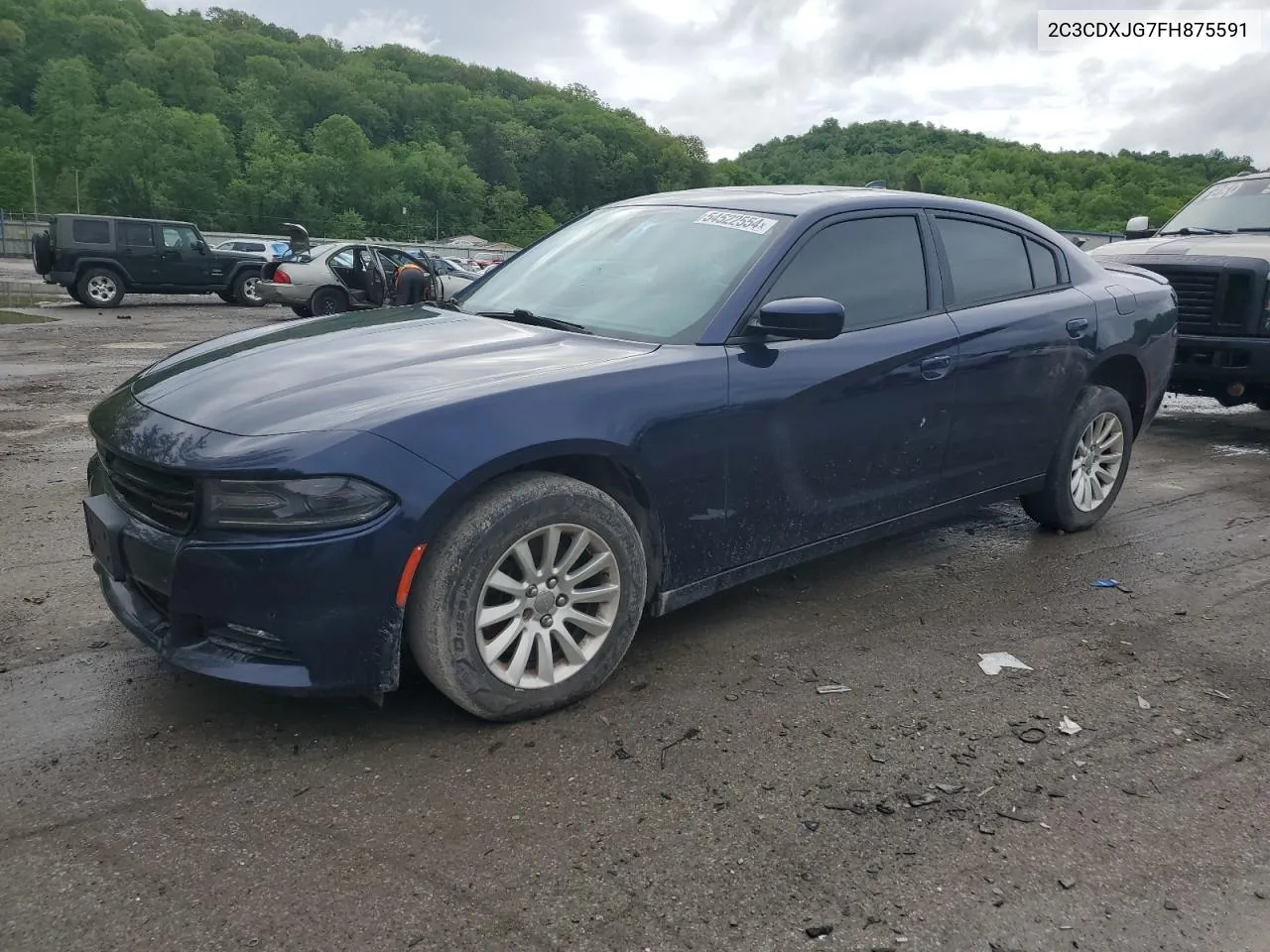 2015 Dodge Charger Sxt VIN: 2C3CDXJG7FH875591 Lot: 54522554