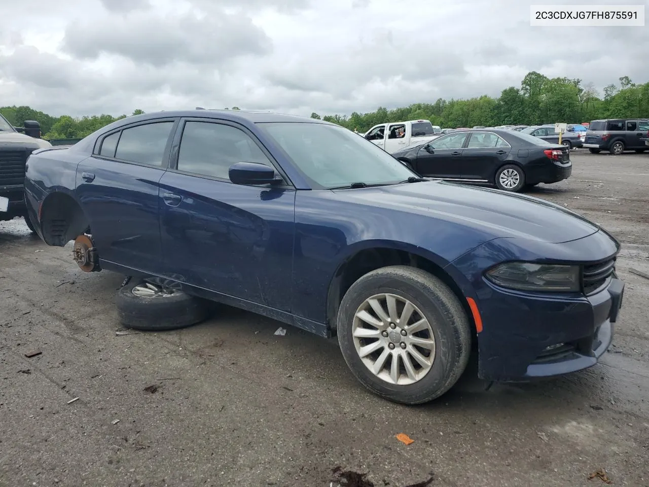 2015 Dodge Charger Sxt VIN: 2C3CDXJG7FH875591 Lot: 54522554