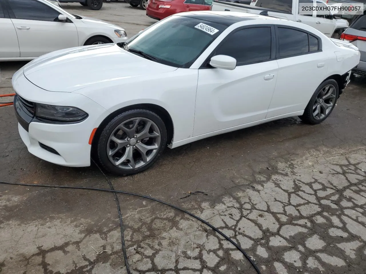 2C3CDXHG7FH900057 2015 Dodge Charger Sxt