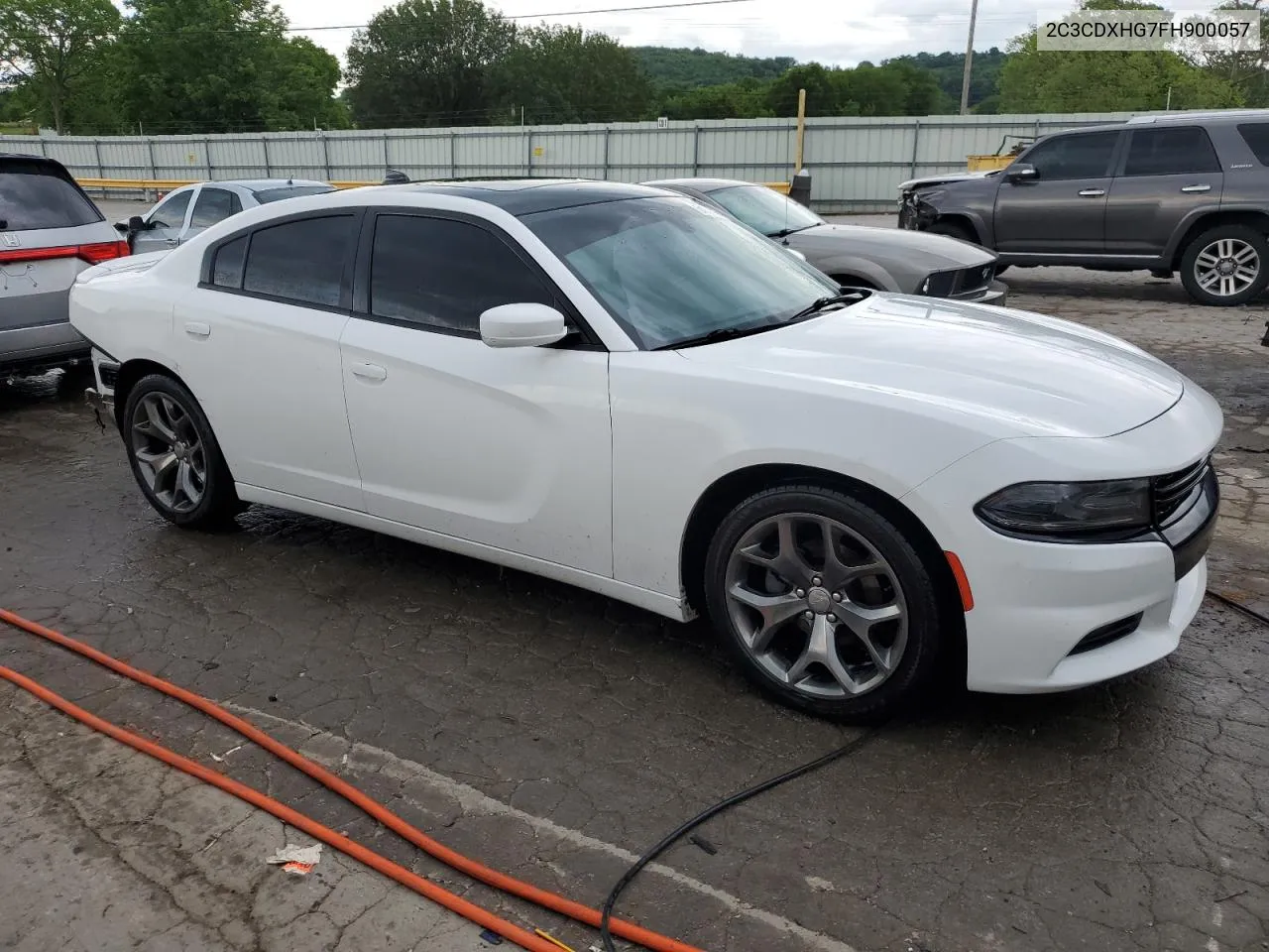 2015 Dodge Charger Sxt VIN: 2C3CDXHG7FH900057 Lot: 54624964