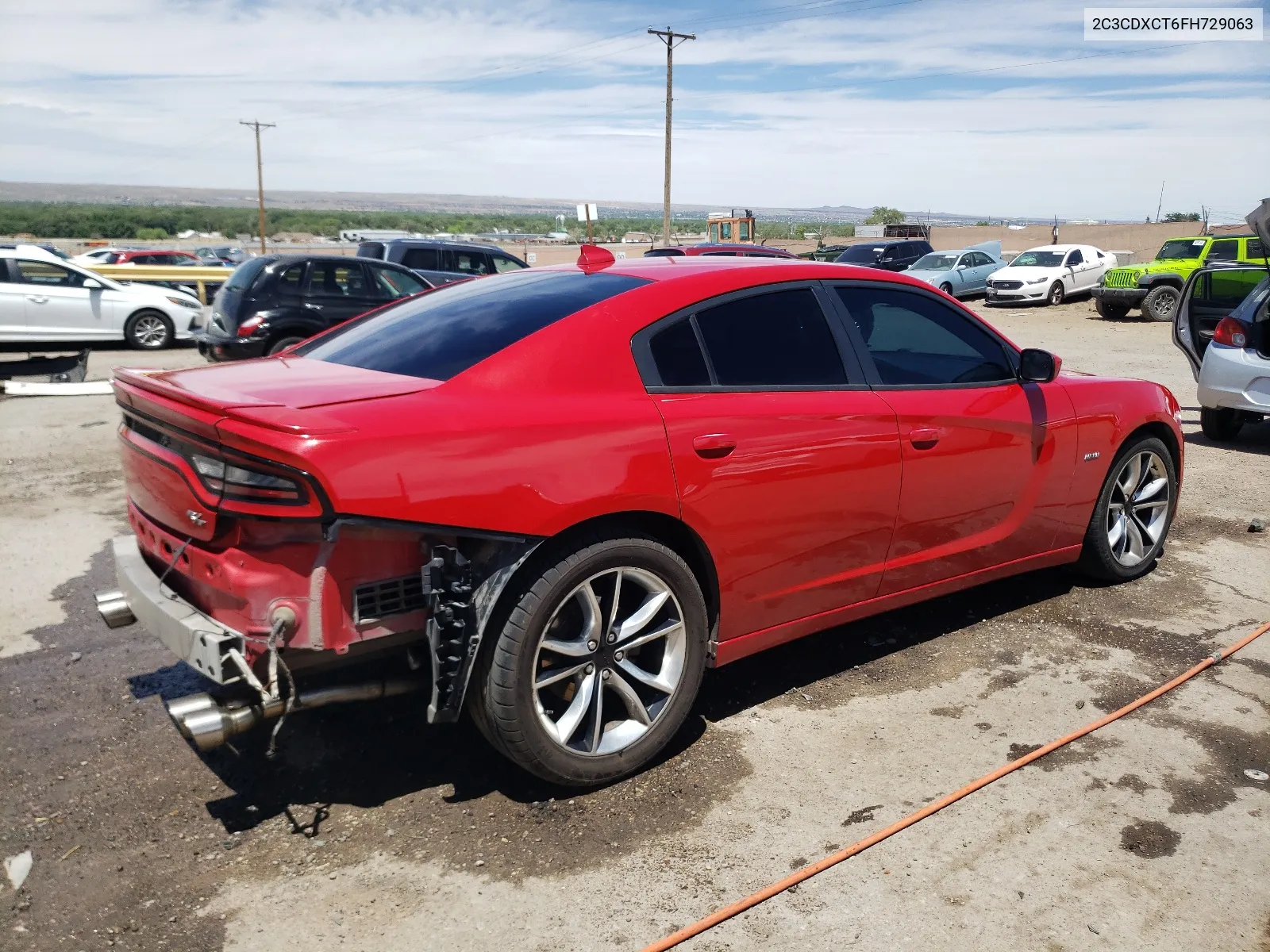 2015 Dodge Charger R/T VIN: 2C3CDXCT6FH729063 Lot: 54786144