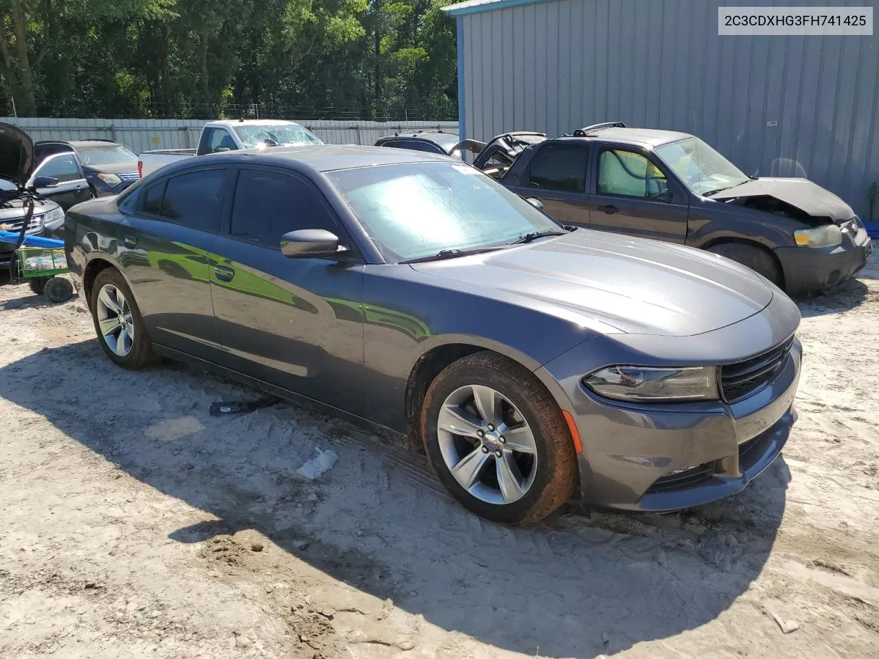 2015 Dodge Charger Sxt VIN: 2C3CDXHG3FH741425 Lot: 54903794