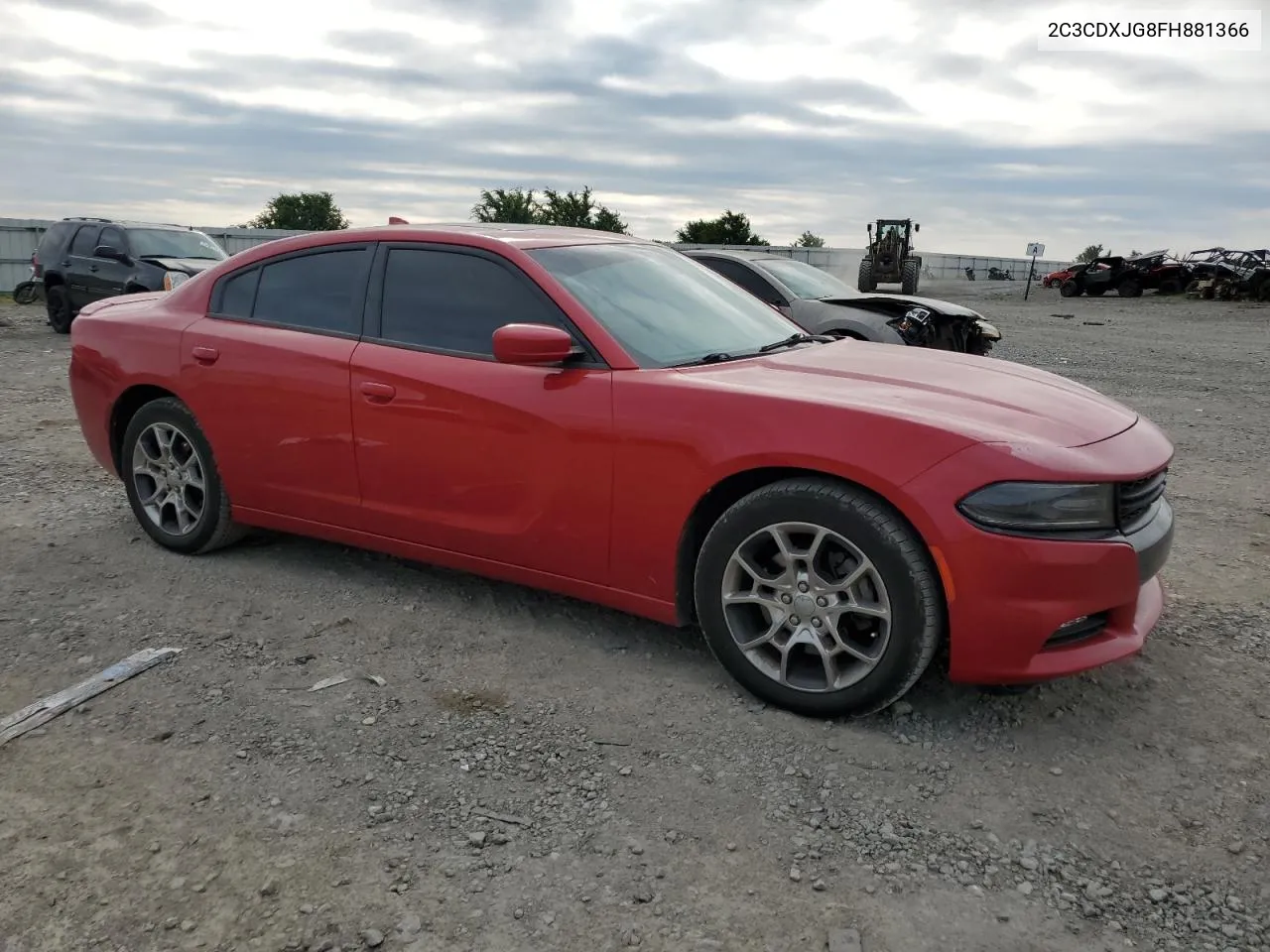 2015 Dodge Charger Sxt VIN: 2C3CDXJG8FH881366 Lot: 55351544