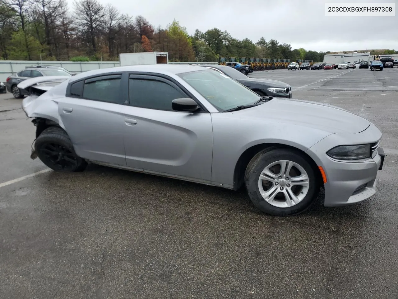 2015 Dodge Charger Se VIN: 2C3CDXBGXFH897308 Lot: 55494254