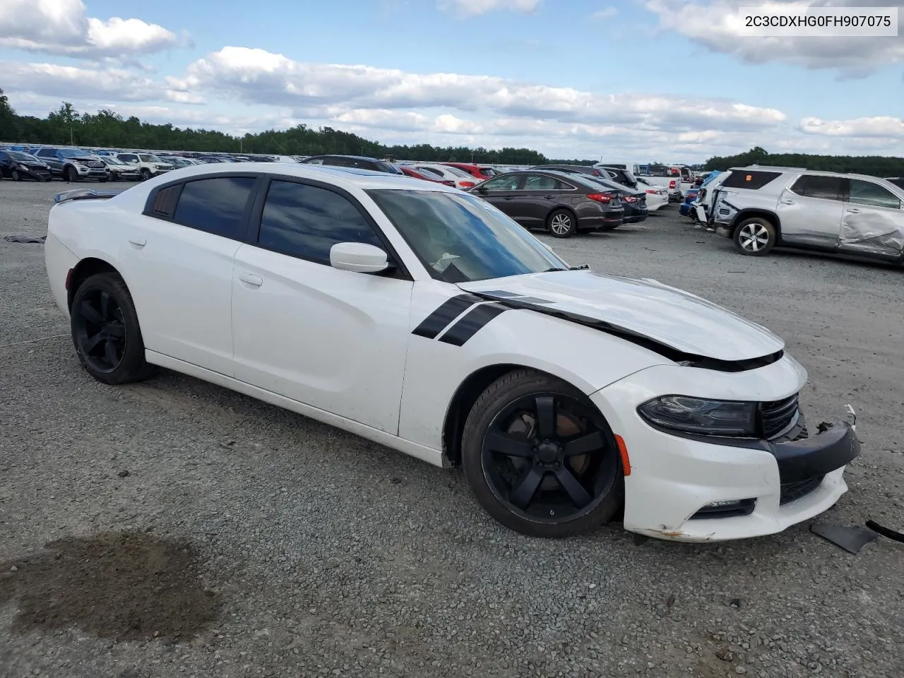 2015 Dodge Charger Sxt VIN: 2C3CDXHG0FH907075 Lot: 55522144