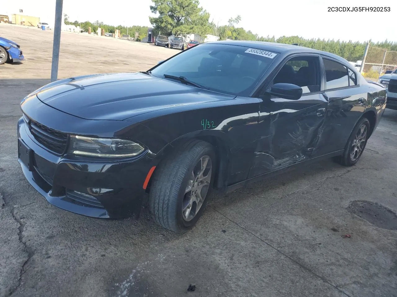 2015 Dodge Charger Sxt VIN: 2C3CDXJG5FH920253 Lot: 55528344