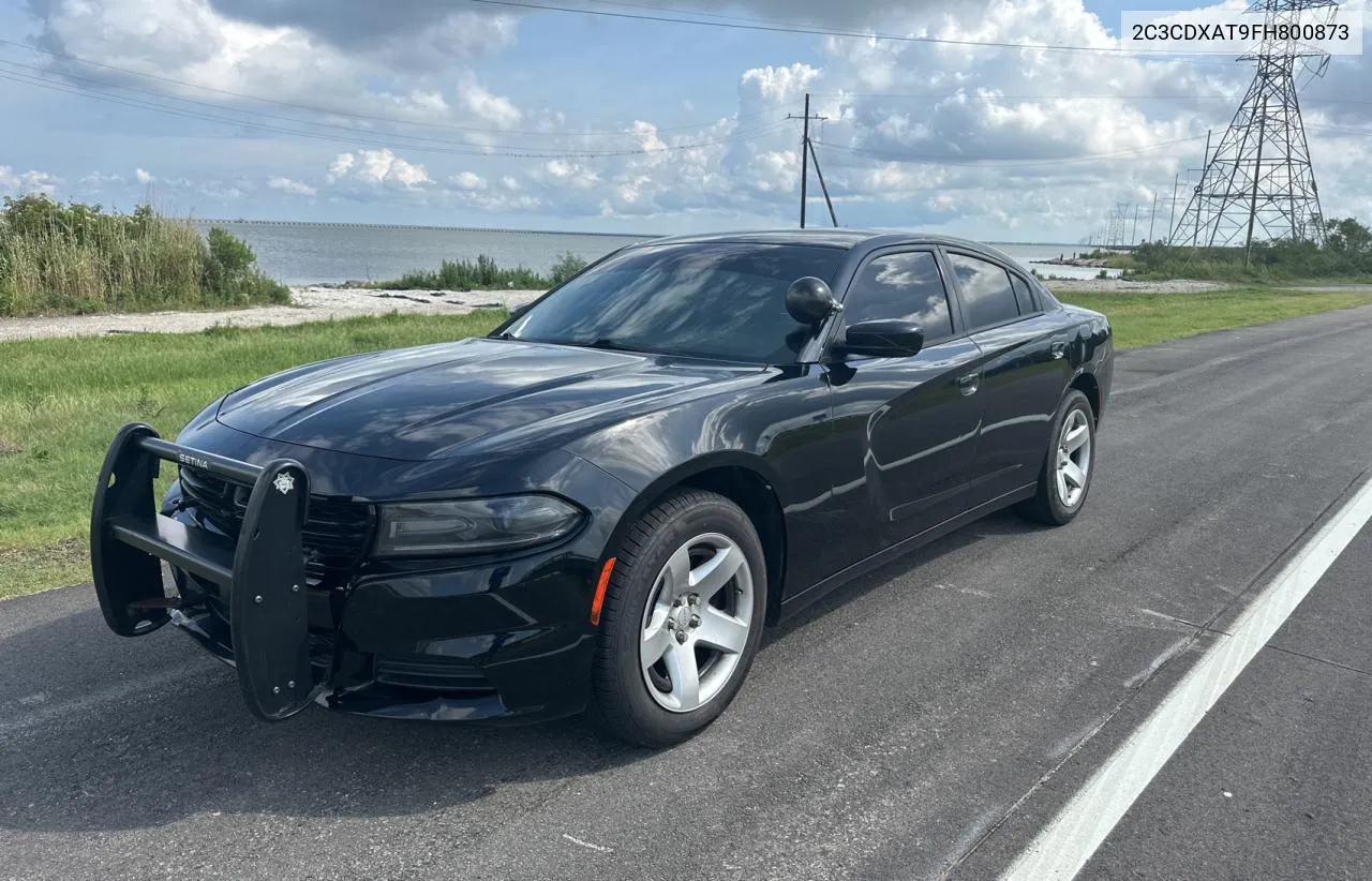 2015 Dodge Charger Police VIN: 2C3CDXAT9FH800873 Lot: 57411624