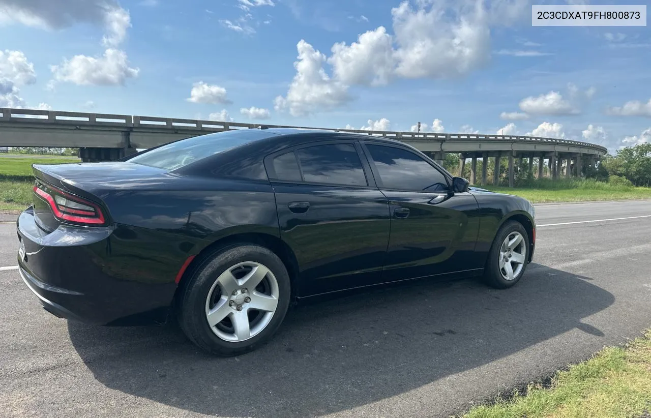 2015 Dodge Charger Police VIN: 2C3CDXAT9FH800873 Lot: 57411624