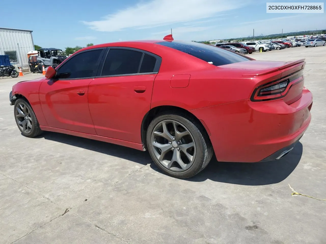 2015 Dodge Charger Sxt VIN: 2C3CDXHGXFH728865 Lot: 57774584