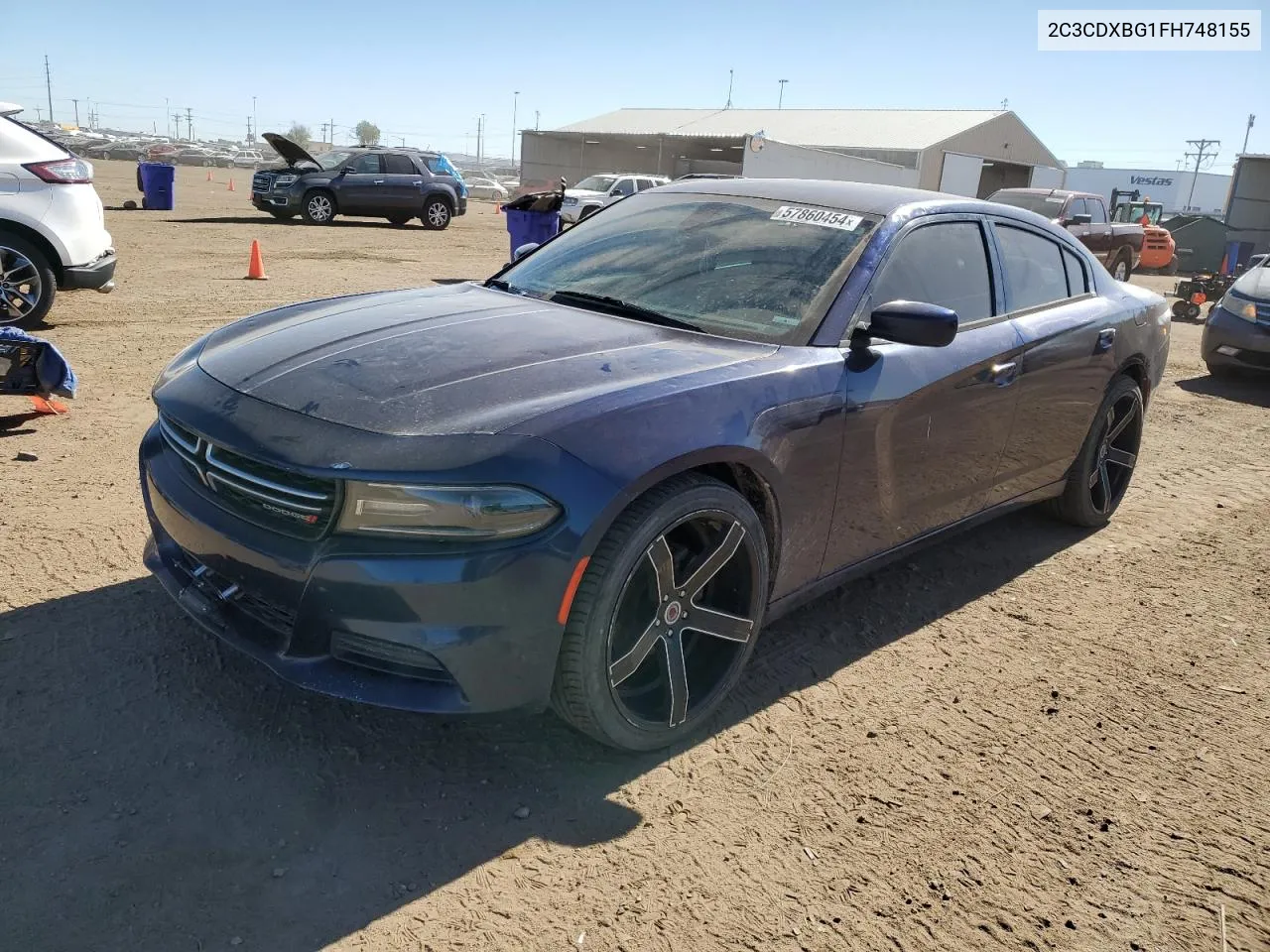 2C3CDXBG1FH748155 2015 Dodge Charger Se