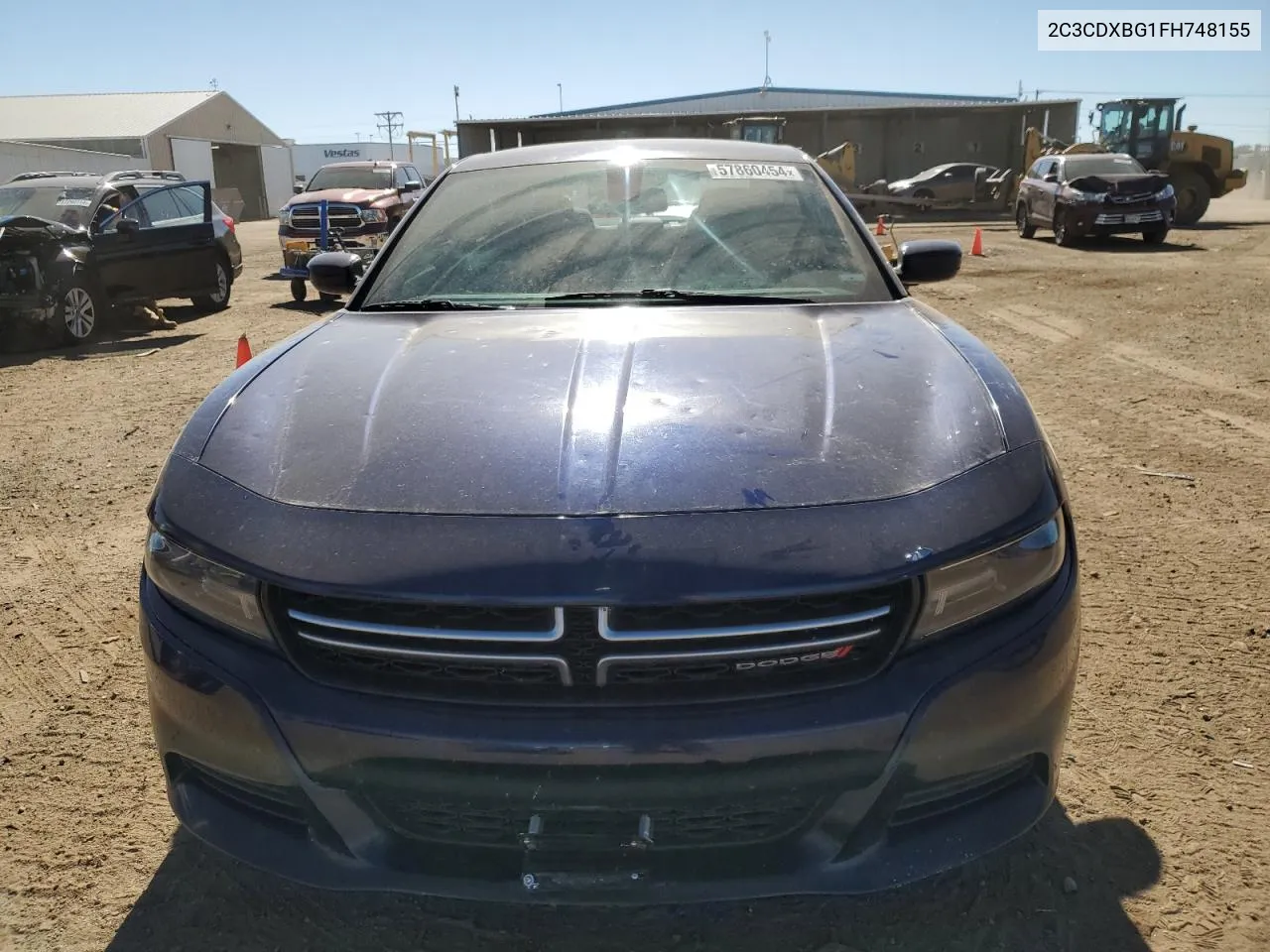 2015 Dodge Charger Se VIN: 2C3CDXBG1FH748155 Lot: 57860454