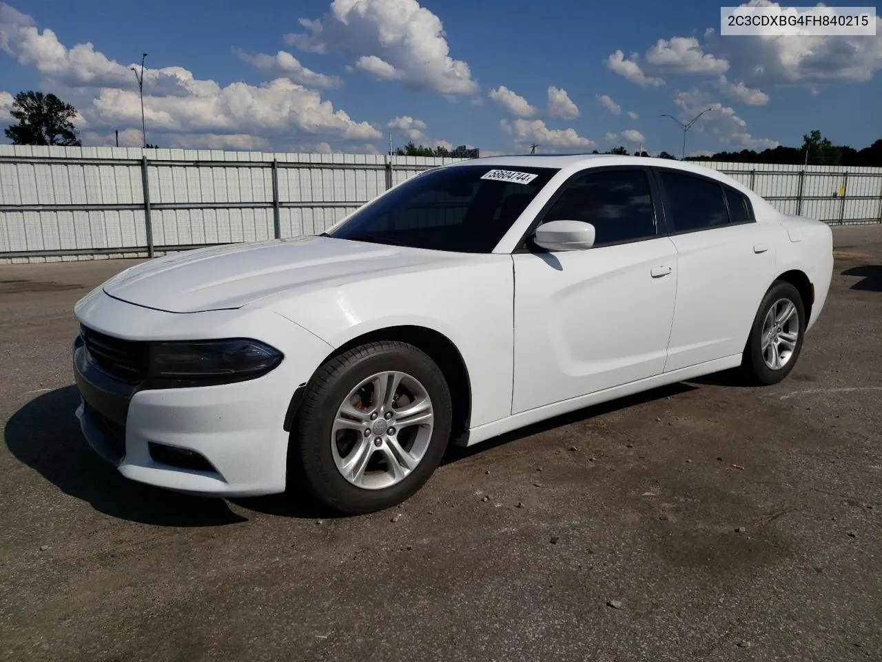 2C3CDXBG4FH840215 2015 Dodge Charger Se