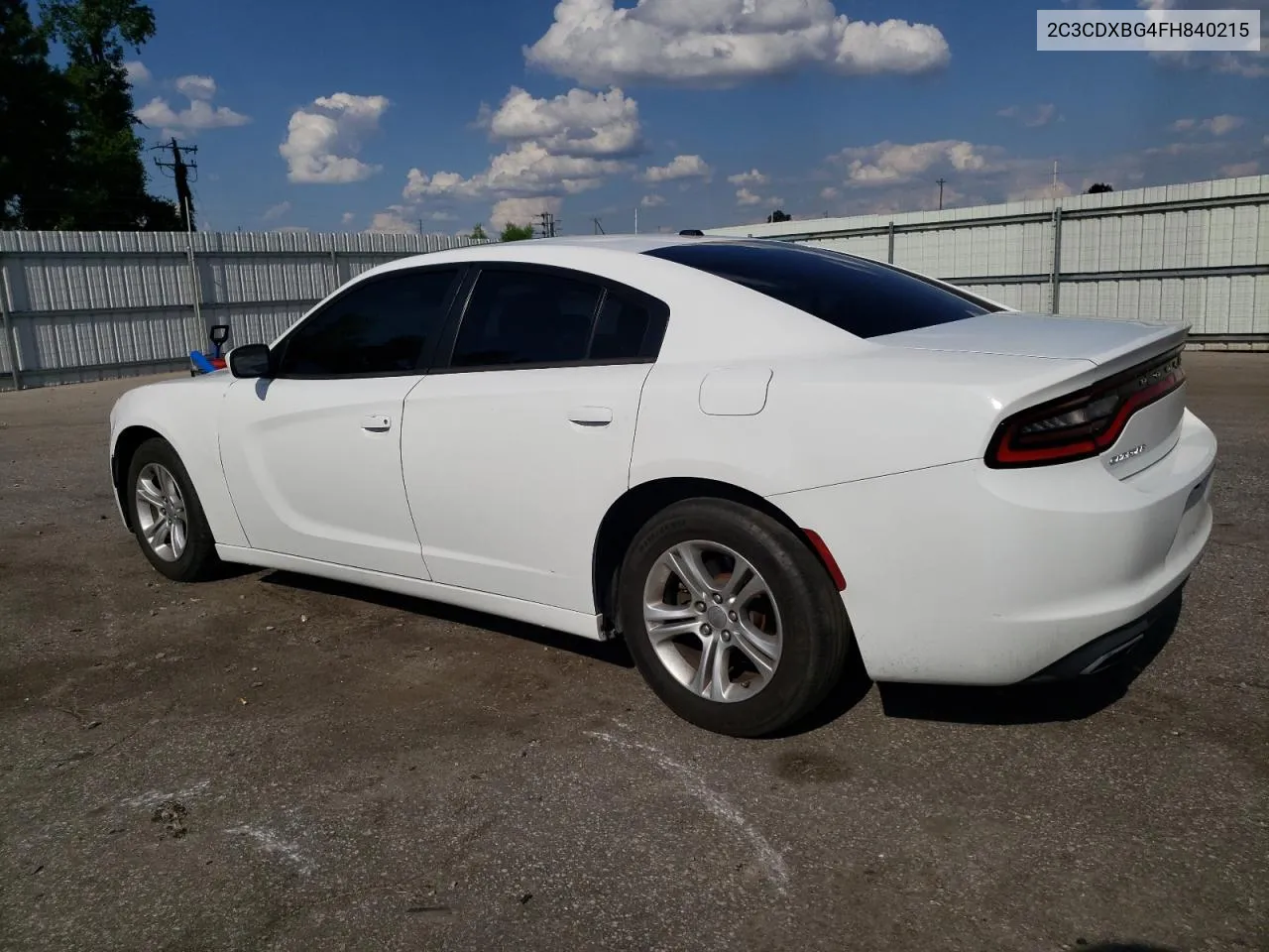 2015 Dodge Charger Se VIN: 2C3CDXBG4FH840215 Lot: 58604744