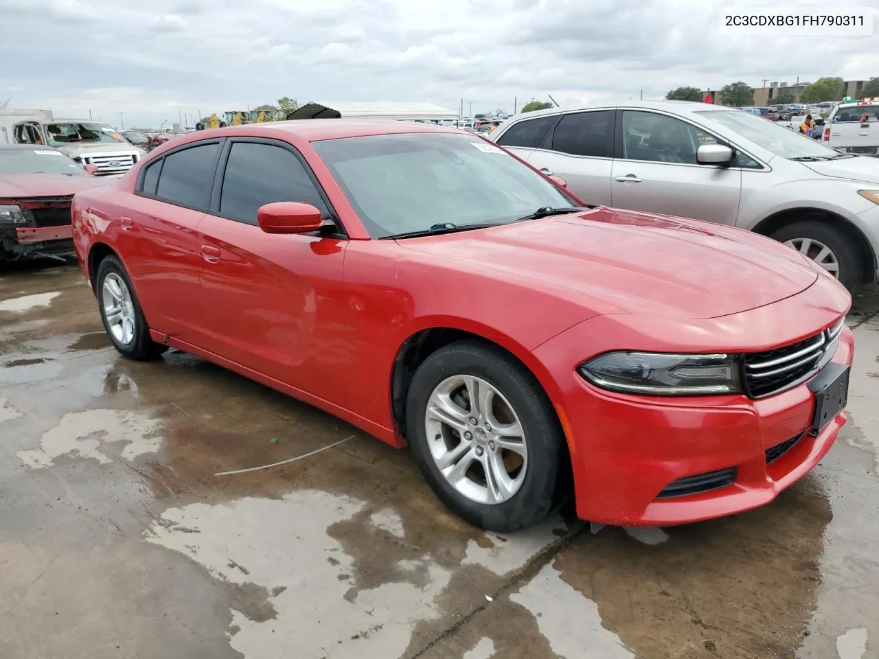 2015 Dodge Charger Se VIN: 2C3CDXBG1FH790311 Lot: 59545934