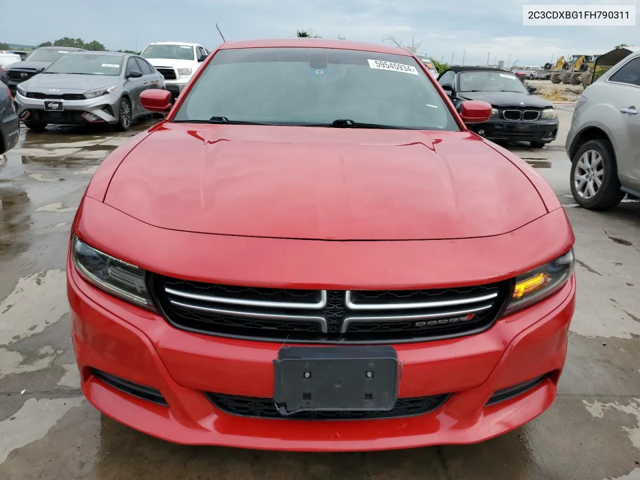 2015 Dodge Charger Se VIN: 2C3CDXBG1FH790311 Lot: 59545934