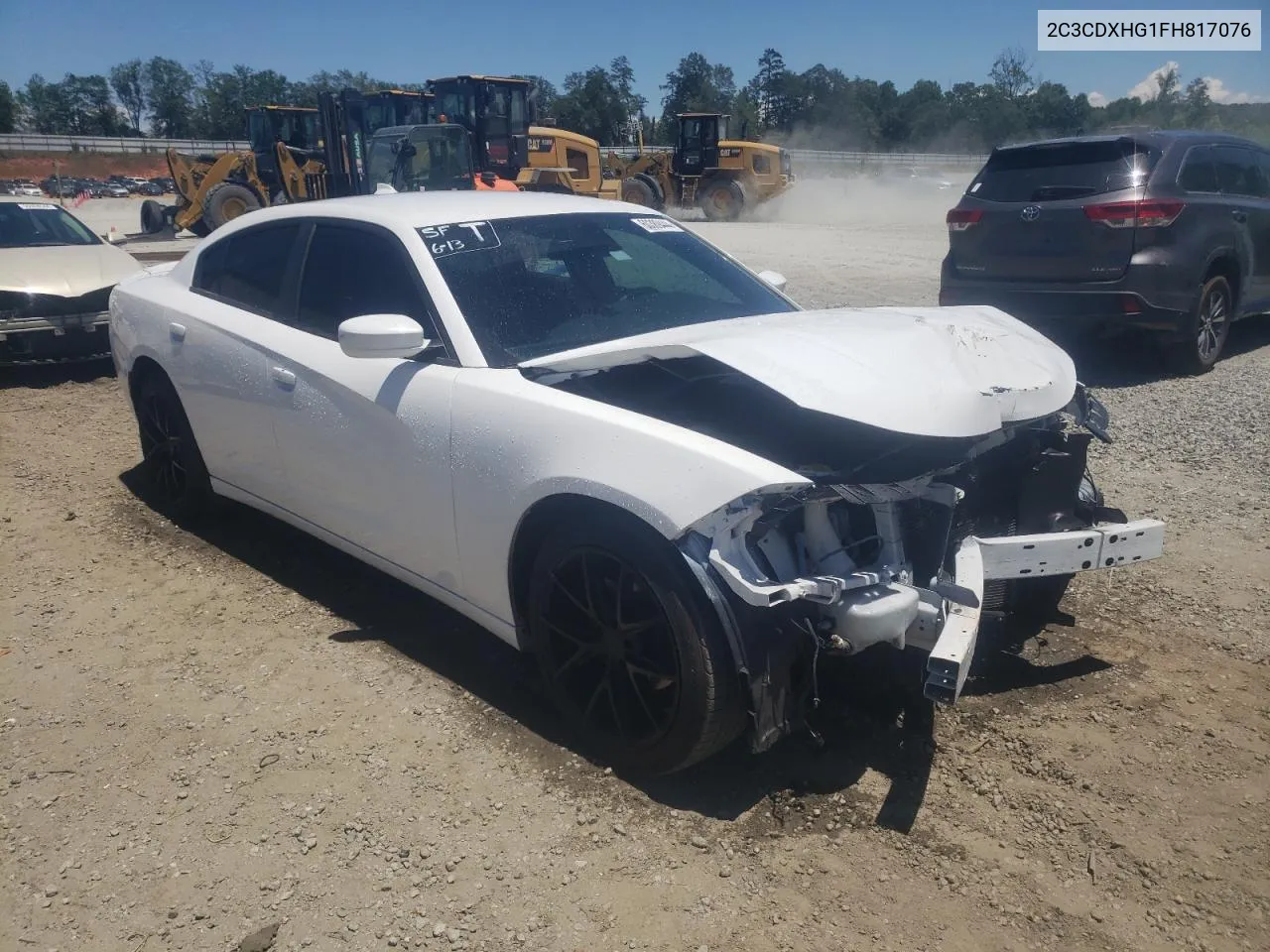 2015 Dodge Charger Sxt VIN: 2C3CDXHG1FH817076 Lot: 60389444