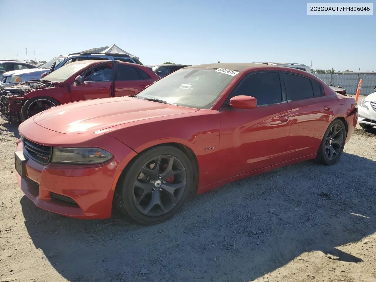 2015 Dodge Charger R/T VIN: 2C3CDXCT7FH896046 Lot: 60455614