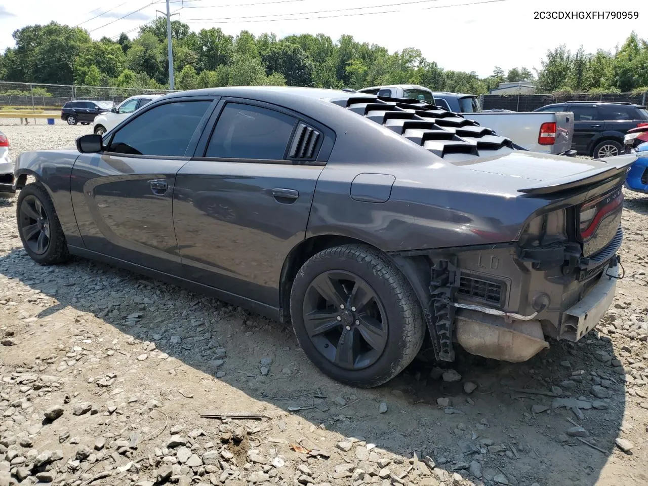 2C3CDXHGXFH790959 2015 Dodge Charger Sxt