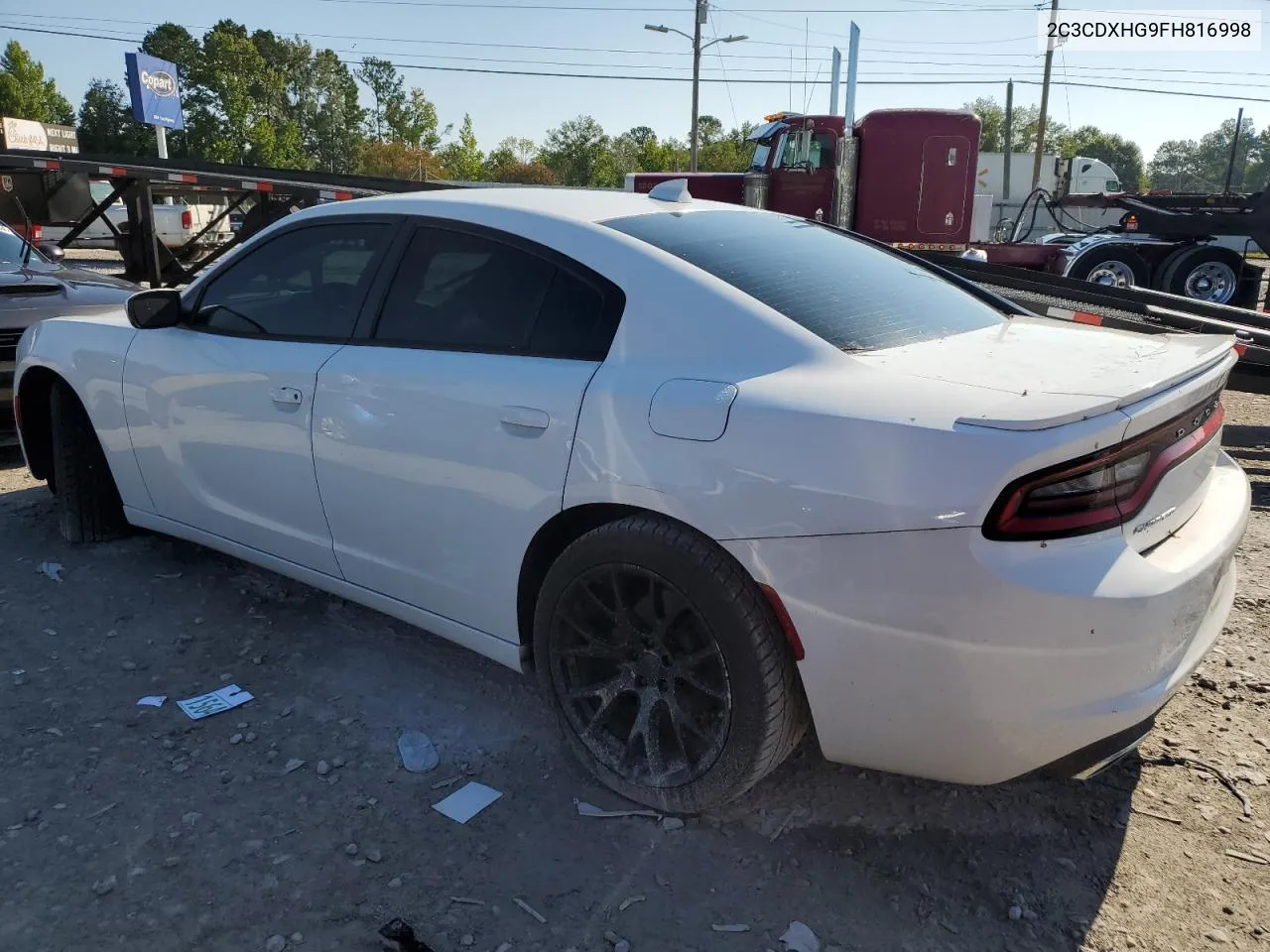 2C3CDXHG9FH816998 2015 Dodge Charger Sxt