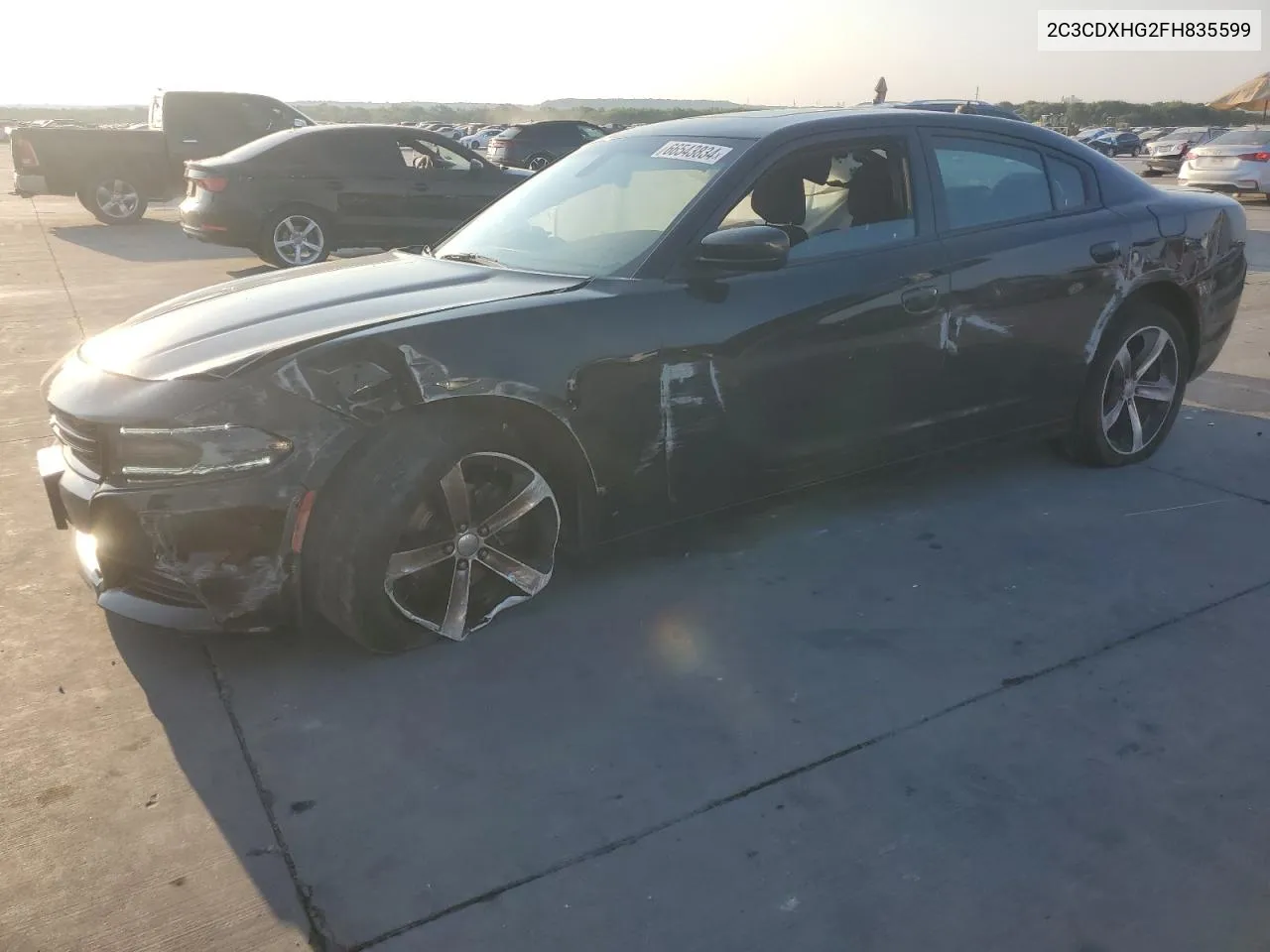 2015 Dodge Charger Sxt VIN: 2C3CDXHG2FH835599 Lot: 66543834